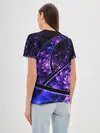 Женская базовая футболка / Фрактал линии