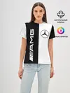 Женская базовая футболка / MERCEDES AMG | МЕРСЕДЕС