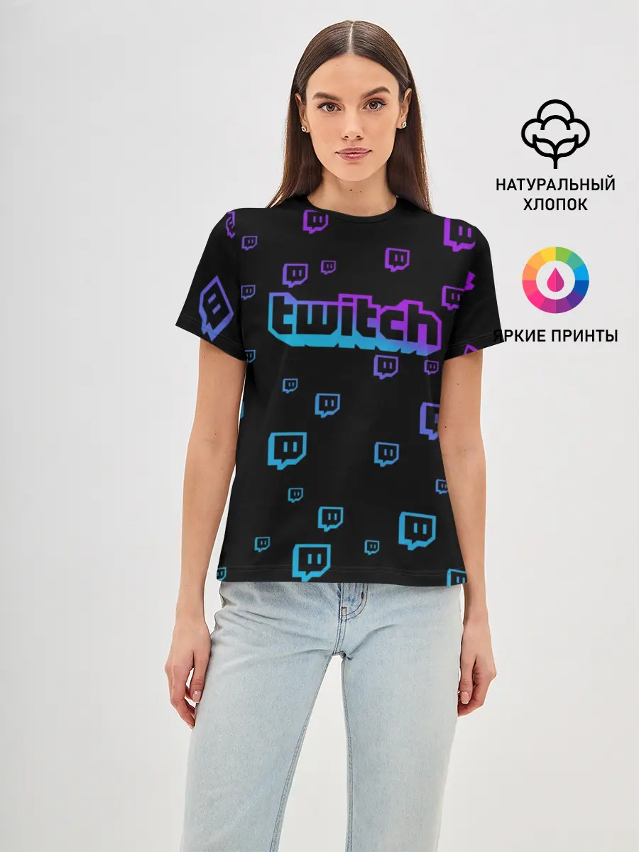 Женская базовая футболка / Twitch
