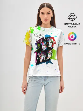 Женская базовая футболка / Queen