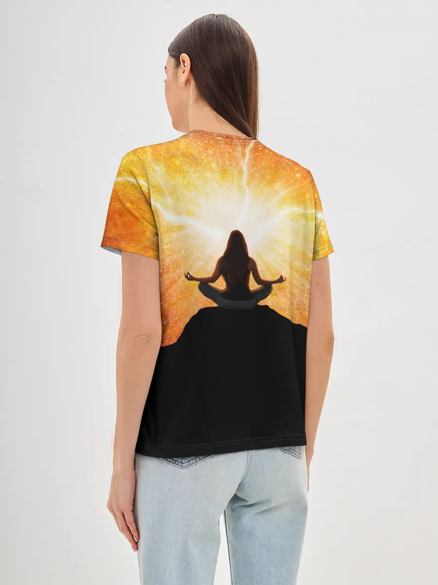 Женская базовая футболка / International Yoga Day