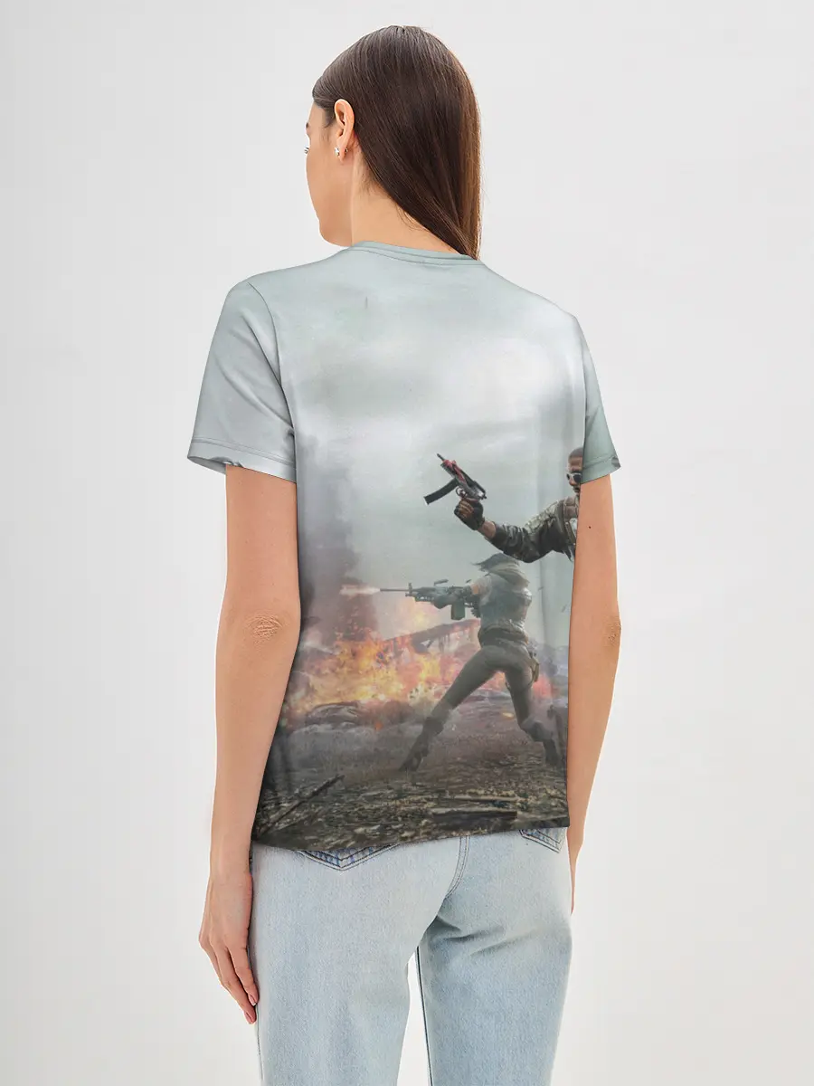 Женская базовая футболка / Pubg