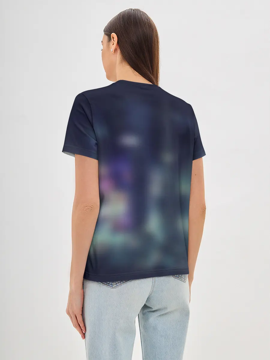 Женская базовая футболка / Welcome to Night City