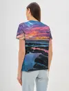 Женская базовая футболка / Закат
