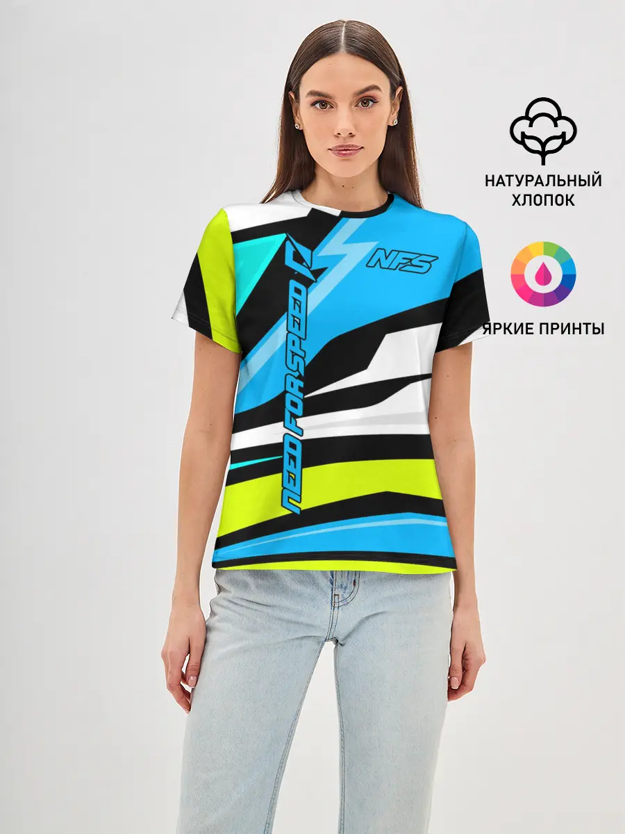 Женская базовая футболка / Need for Speed