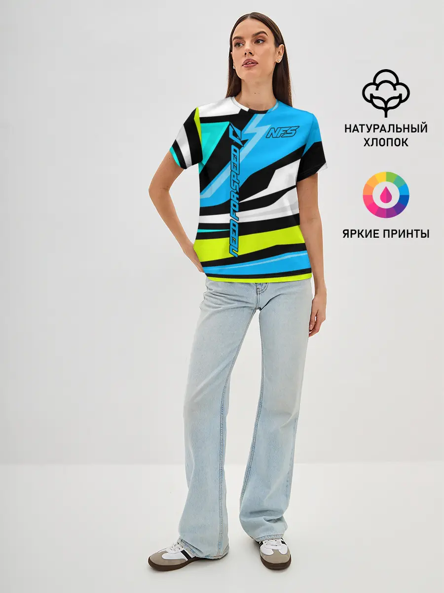 Женская базовая футболка / Need for Speed