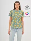 Женская базовая футболка / Lemon