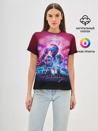 Женская базовая футболка / Muse: Simulation Theory