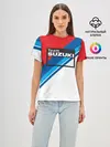 Женская базовая футболка / SUZUKI MOTO SPORT | СУЗУКИ МОТО СПОРТ