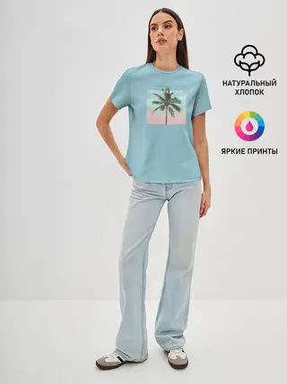 Женская базовая футболка / Летние ощущения