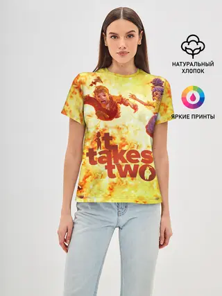 Женская базовая футболка / It Takes Two