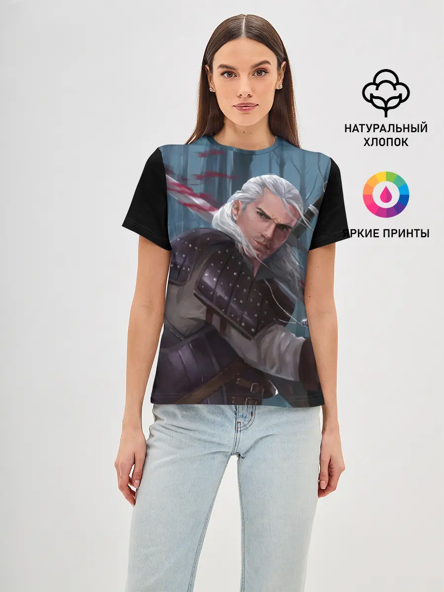 Женская базовая футболка / Ведьмак 2
