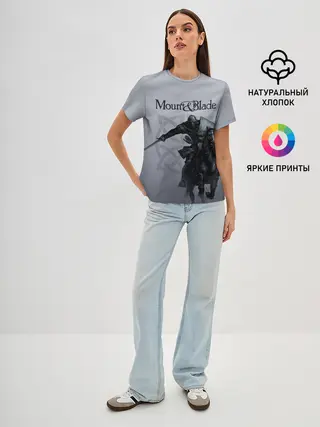 Женская базовая футболка / Mount and Blade