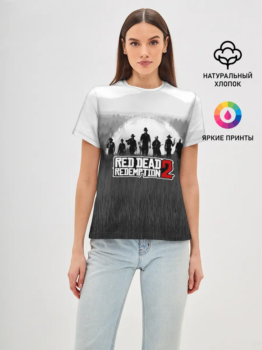 Женская базовая футболка / Red Dead Redemption 2