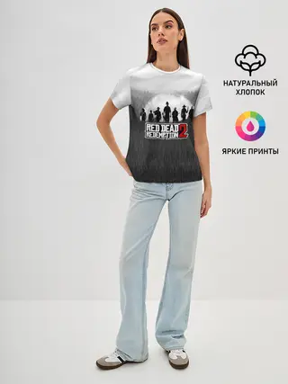 Женская базовая футболка / Red Dead Redemption 2