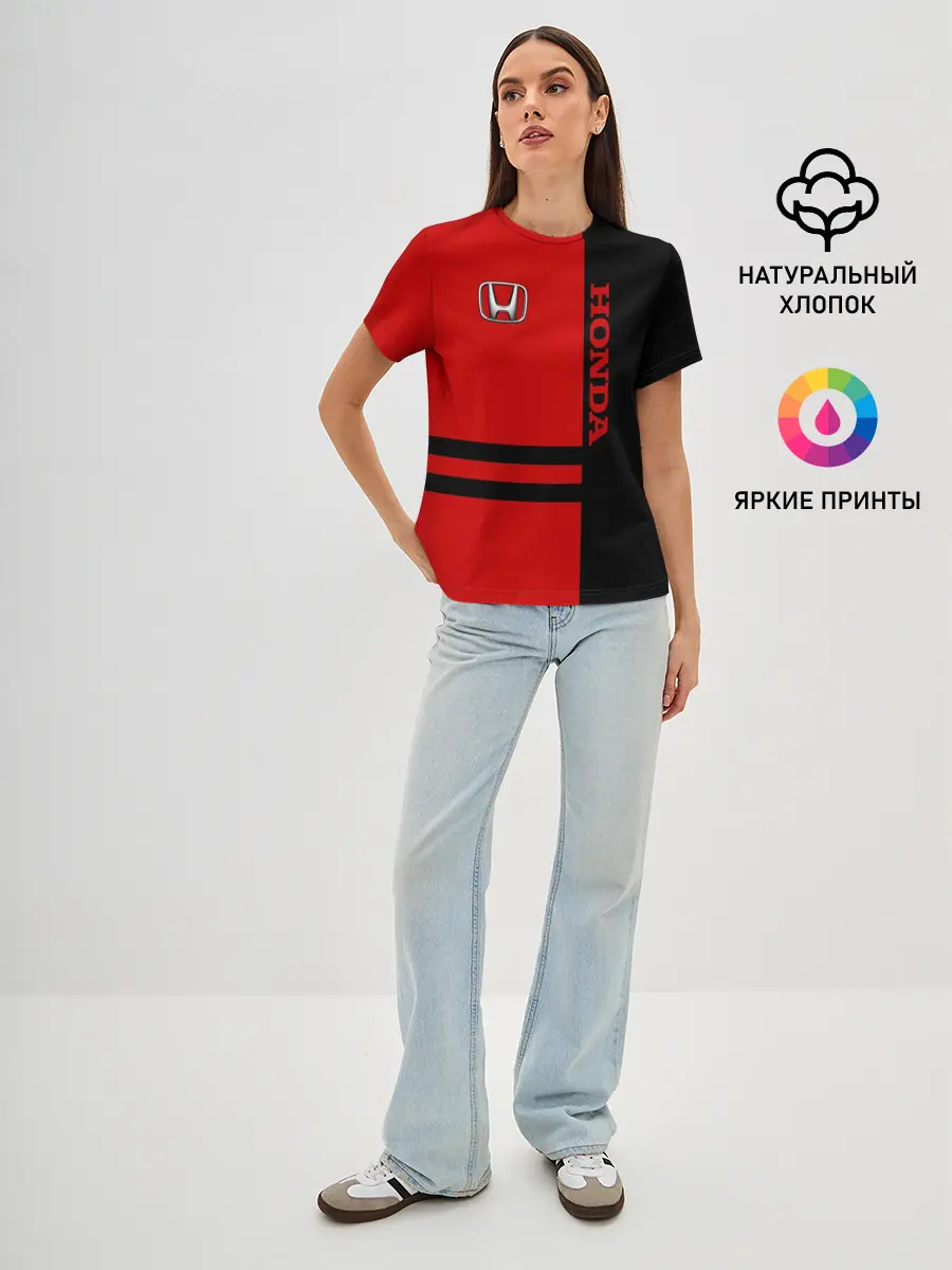 Женская базовая футболка / Honda