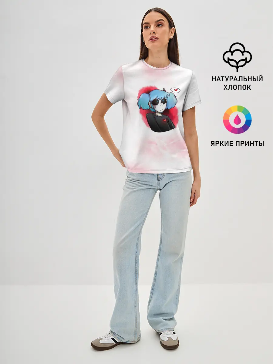 Женская базовая футболка / Sally Face