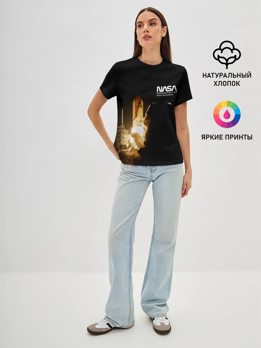 Женская базовая футболка / NASA