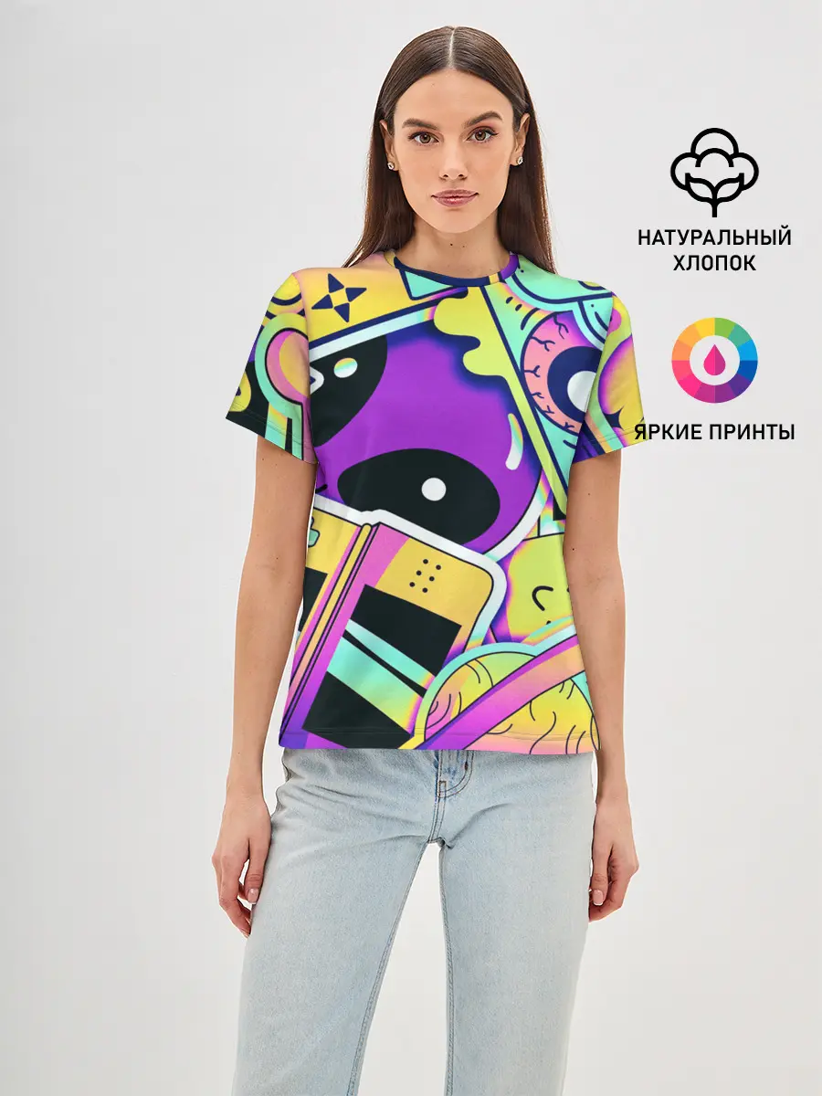 Женская базовая футболка / Alien