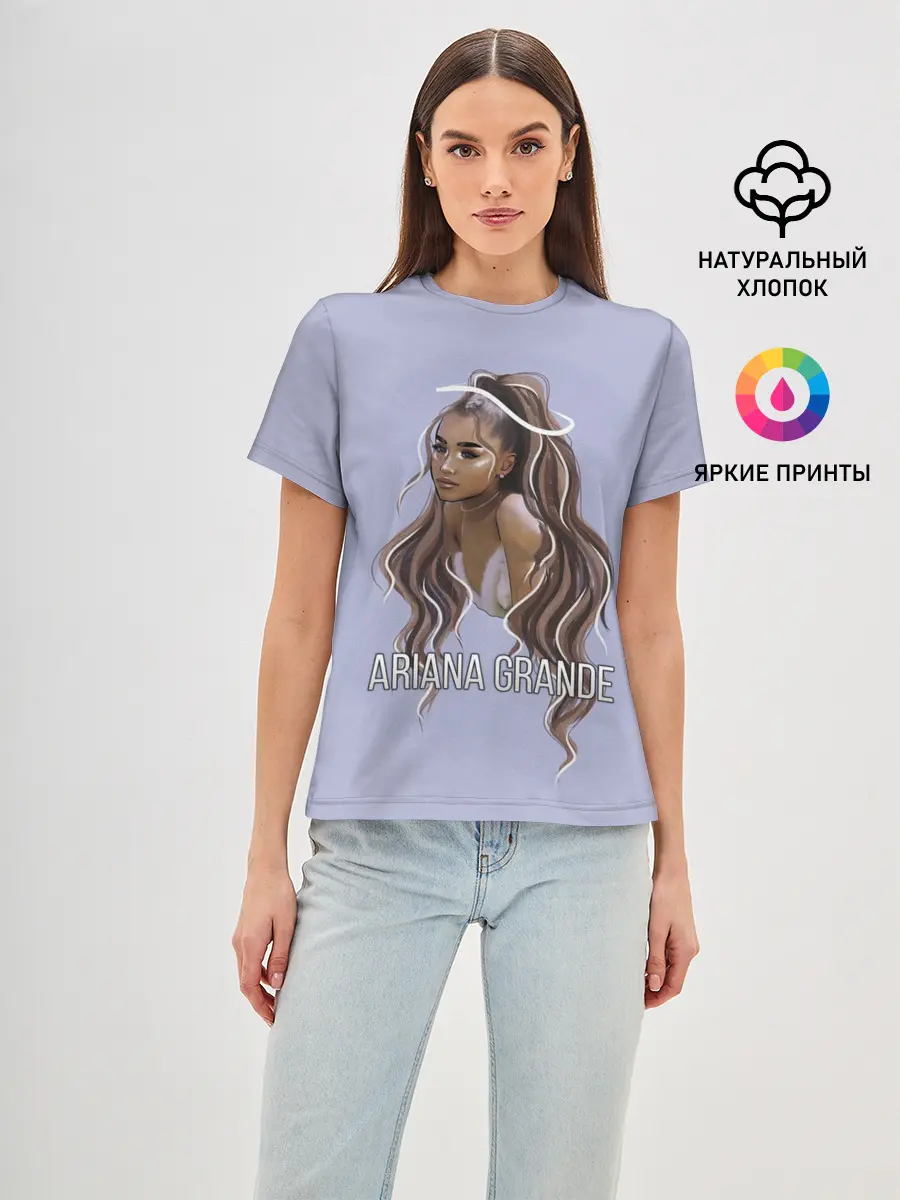 Женская базовая футболка / Ariana Grande