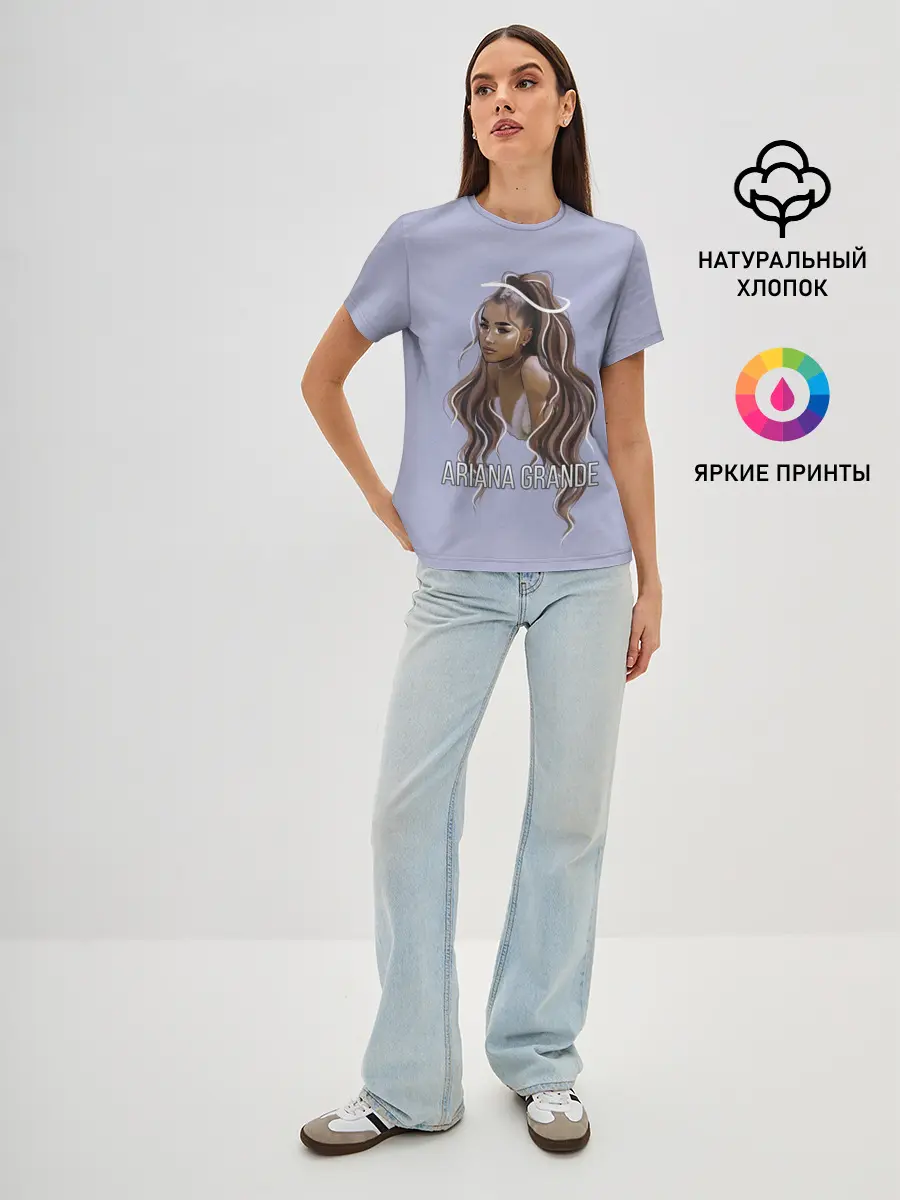 Женская базовая футболка / Ariana Grande