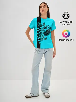 Женская базовая футболка / Russia national team