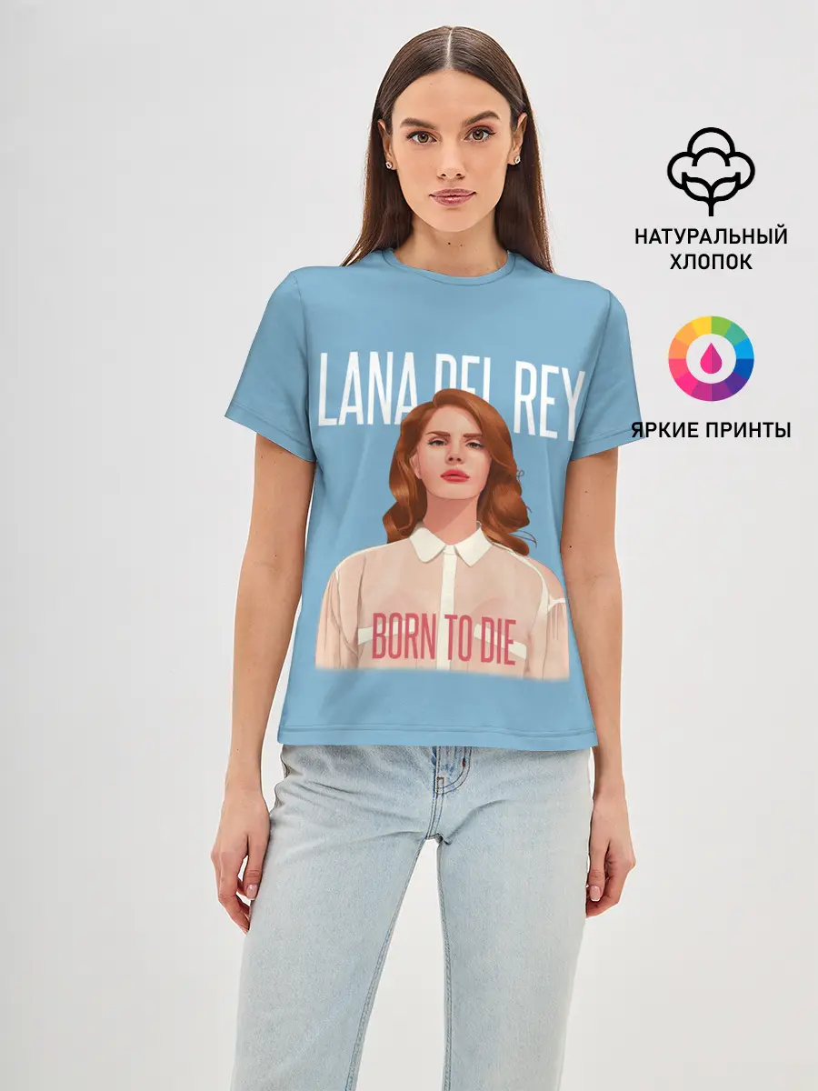 Женская базовая футболка / LDR Born to die