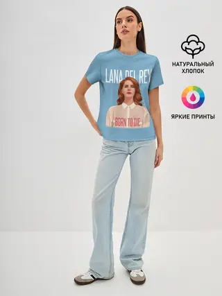 Женская базовая футболка / LDR Born to die