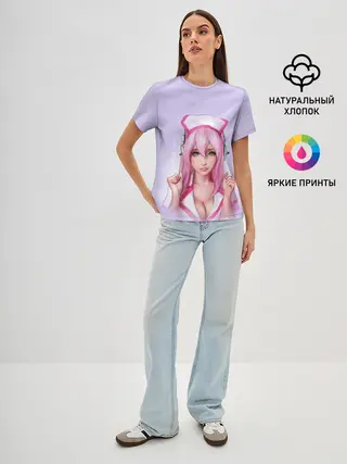 Женская базовая футболка / Медсестричка | Nurse
