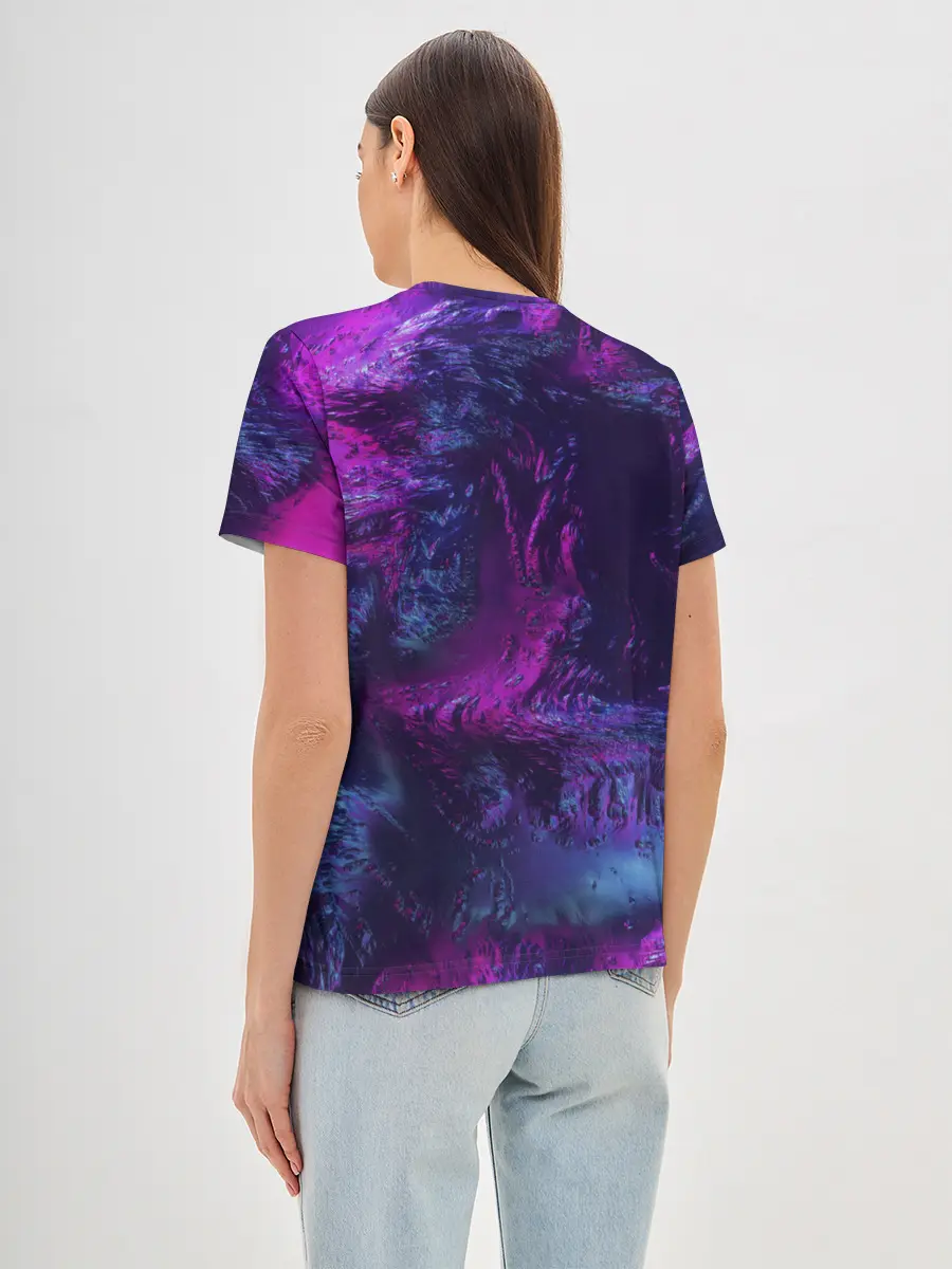 Женская базовая футболка / Неон