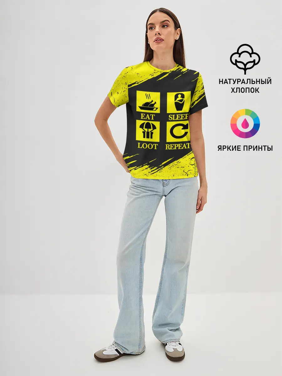 Женская базовая футболка / PUBG.