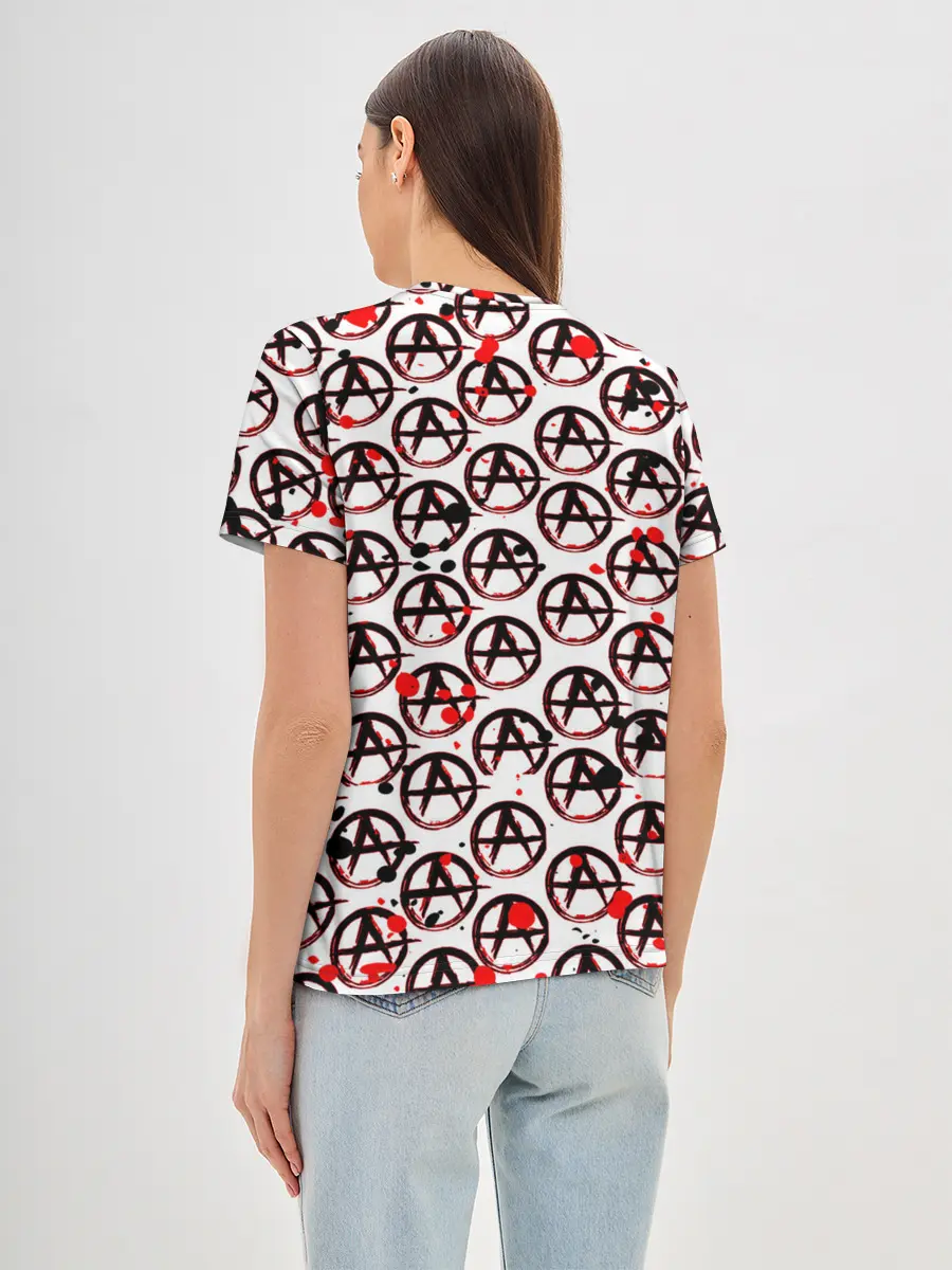 Женская базовая футболка / Гражданская оборона - Анархия.