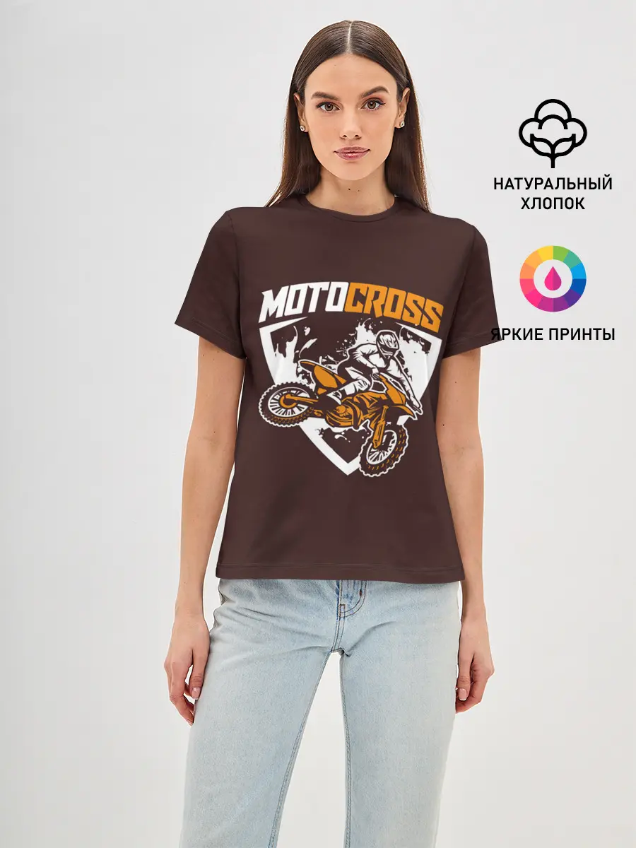 Женская базовая футболка / MOTOCROSS | МОТОКРОСС