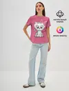 Женская базовая футболка / Cute