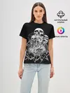 Женская базовая футболка / ЧЕРЕПА