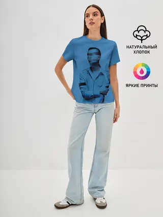 Женская базовая футболка / PALCEBO Sleeping with Ghosts