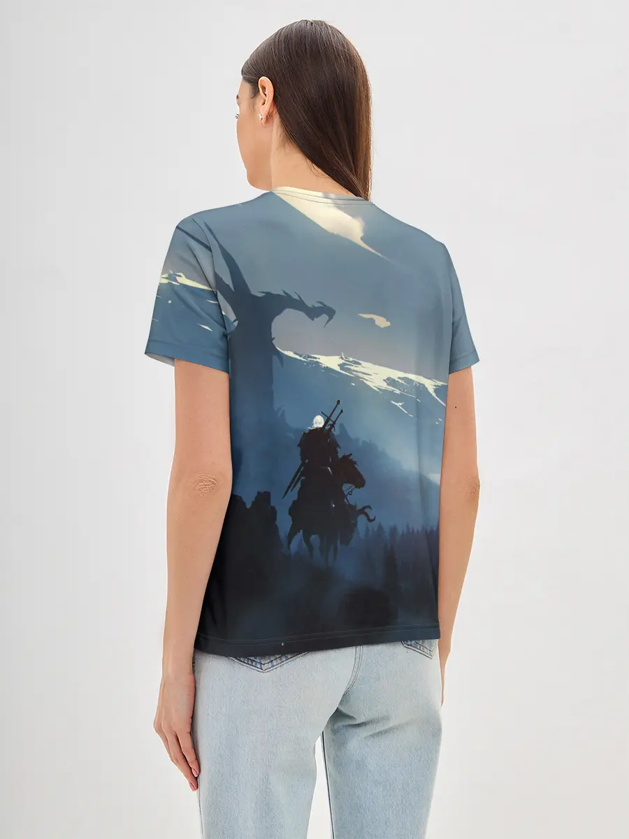 Женская базовая футболка / ВЕДЬМАК