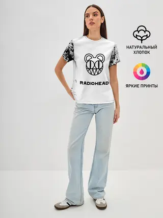Женская базовая футболка / radiohead