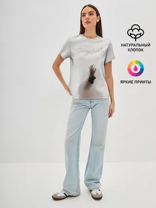 Женская базовая футболка / BTS