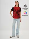 Женская базовая футболка / Иероглиф 3D