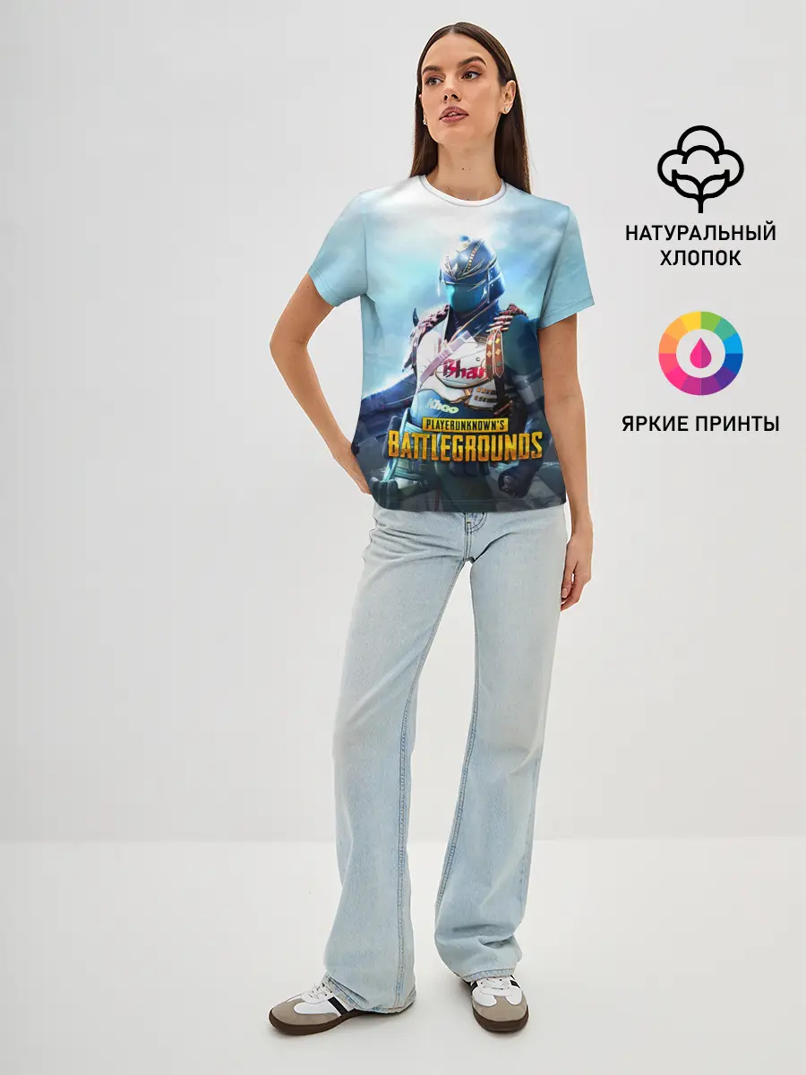 Женская базовая футболка / PUBG
