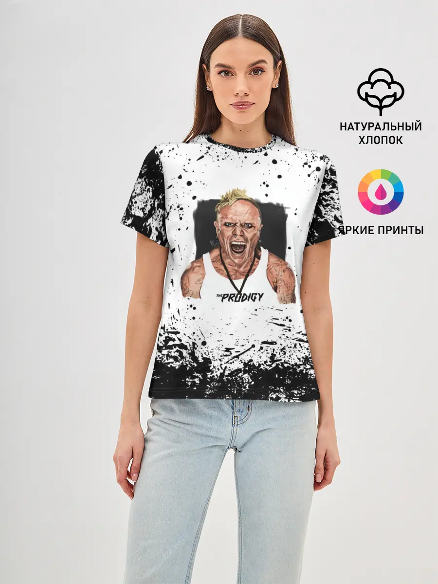Женская базовая футболка / THE PRODIGY | ПРОДИДЖИ