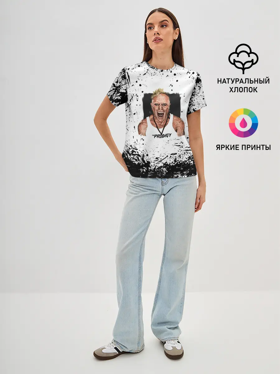 Женская базовая футболка / THE PRODIGY | ПРОДИДЖИ
