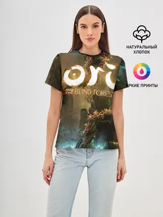 Женская базовая футболка / Ori and the Blind Forest