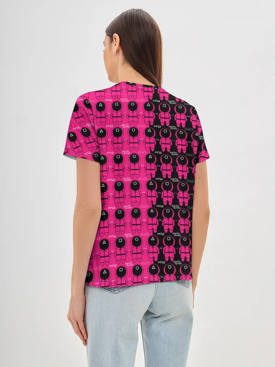 Женская базовая футболка / Squid Game