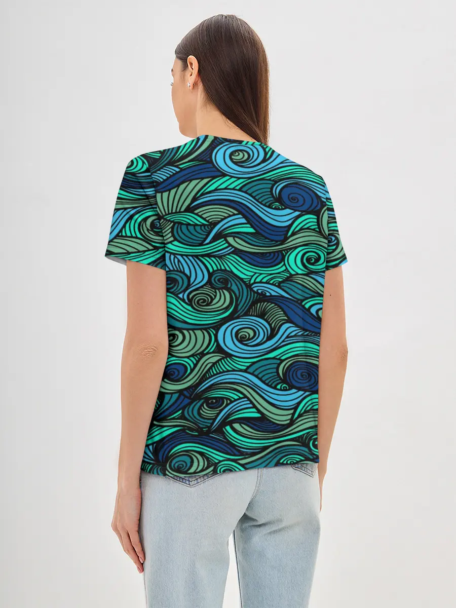 Женская базовая футболка / Морская пучина