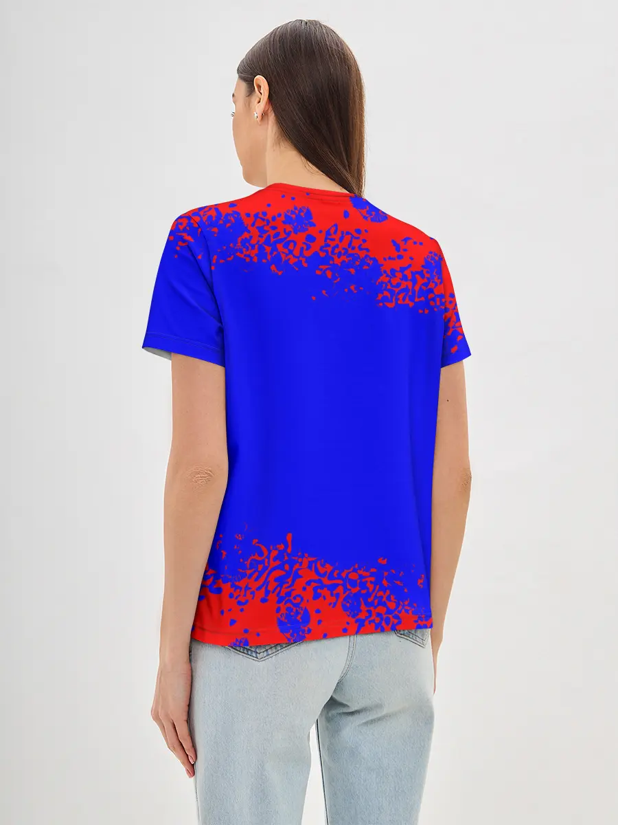 Женская базовая футболка / РОССИЯ / RUSSIA