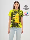 Женская базовая футболка / Pikachu Pika Pika