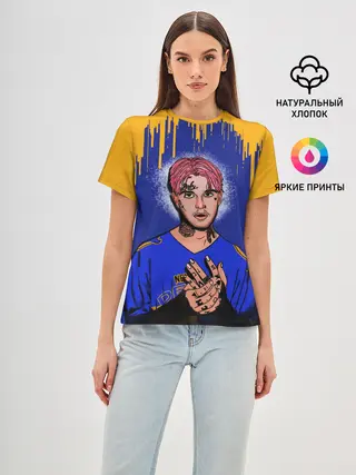 Женская базовая футболка / LIL PEEP | ЛИЛ ПИП