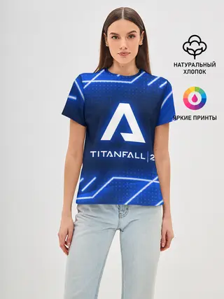 Женская базовая футболка / TITANFALL 2
